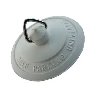 Oracstar Rubber Basin Plug White (One Size)