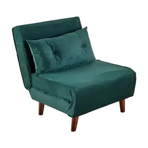 Home Source Morella Green Single Sofa Bed