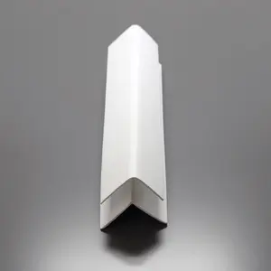 Nes Home Bathroom External Corner White 5mm Trims For Shower Wall Panels Cladding Pvc 2.7m Long Fittings Set Of 4