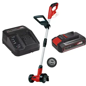 Einhell 18v Cordless Wire Brush Patio Cleaner Weed Moss + 2.5AH Charging Kit