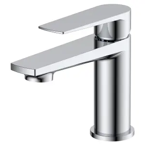 RAK Blade Polished Chrome Modern Basin Sink Mixer Tap Solid Brass