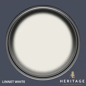 Dulux Trade Heritage Linnet White Eggshell Wall paint, 750ml