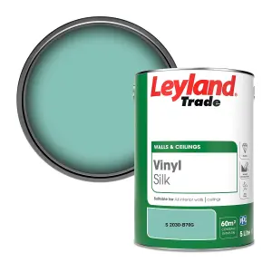 Leyland Trade Vinyl Silk Walls & Ceilings Emulsion Paint (S 2030-B70G) - 5L