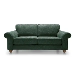 Ingrid 3 Seater Sofa in Jungle Green