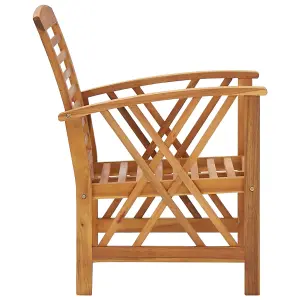 Berkfield Garden Chairs 2 pcs Solid Acacia Wood