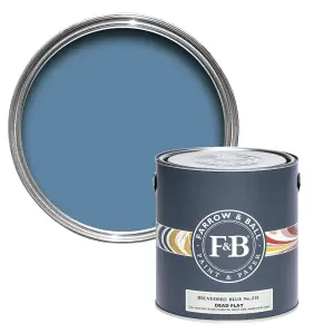 Farrow & Ball Dead Flat Mixed Colour 215 Belvedere Blue 5 Litre