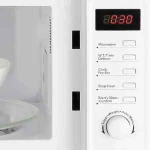 Cookology 800W Microwave 20L Digital Freestanding - CFSDI20LWH White