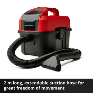 Einhell Power X-Change Cordless Wet And Dry Vacuum Cleaner - 10L Handheld Design w/ Accessories - Body Only - TE-VC 18/10 Li-Solo