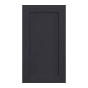 Alpinia Matt midnight navy wood effect Shaker Tall wall Cabinet door (W)500mm (H)895mm (T)18mm