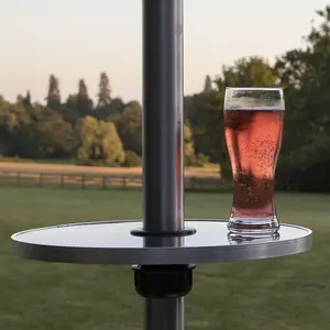 Patio Tower Heater Table Adapter - Drinks Holder - 400mm x 75mm Hole - Outdoor