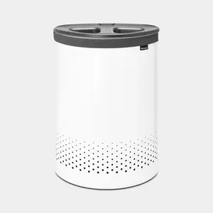 Brabantia 55 Litre Selector Laundry Bin White/Grey