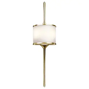 Kichler - Mona 2 Light Wall Light - Polished Brass