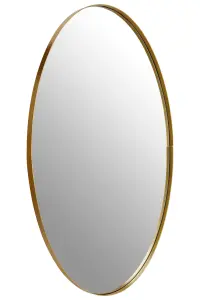 Interiors by Premier Cora Wall Mirror with Gold Finish Frame