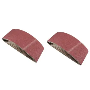 Belt Power Finger File Sander Abrasive Sanding Belts 610mm x 100mm 40 Grit 10 PK