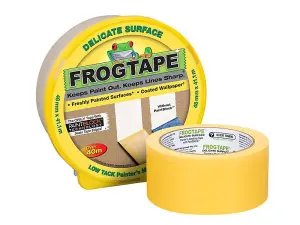 FrogTape Delicate Surface Masking Tape 48mm x 41.1m for Perfect Edges