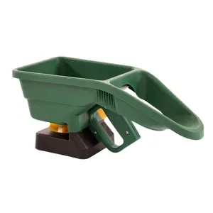 Oypla Green Handheld Garden Lawn Grass Feed Seed Fertiliser Spreader Shaker