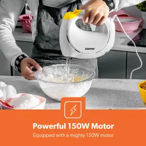 Geepas Hand Mixer & Hand Blender Set