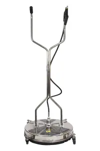 BE PRESSURE WHIRL-A-WAY, 24" STAINLESS STEEL FLAT SURFACE CLEANER