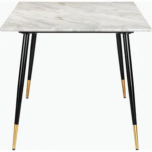 Arianna Metal Base Dining Table H76 x L160 x W90cm