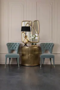 Interiors by Premier Villi Blue Feature Chair