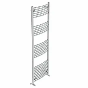 Right Radiators 1800x600 mm Curved Heated Towel Rail Radiator Bathroom Ladder Warmer Chrome