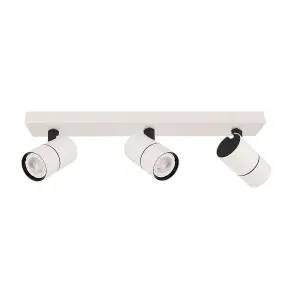 Luminosa Laconi Modern 3 Light Ceiling Spotlight Bar, GU10