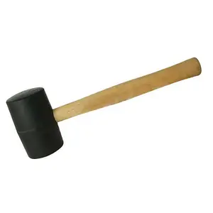 Silverline (HA73) Black Rubber Mallet 24oz (680g)