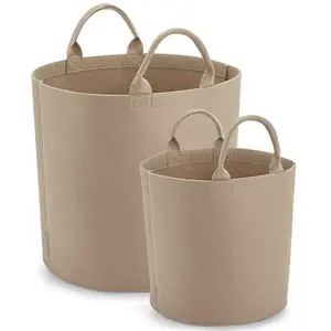 Bagbase Felt Laundry Basket Sand (30cm x 30cm)