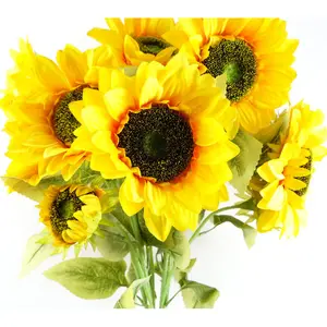 Silk Artificial Arrangement (Set of 6) Yellow