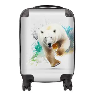 Charging Polar Bear Suitcase - Mini Cabin