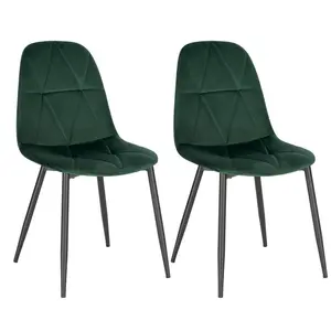 Dilworth dining chair (Set of 2) Dark Green