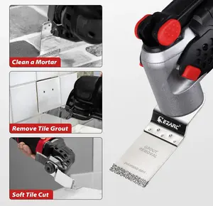 EZARC 3pcs multitool blades set Diamond for grout, mortar cutting, tile cut