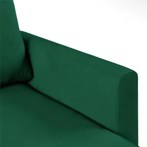 Chapman sectional sofa in velvet green