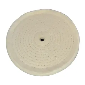 Silverline Spiral-Stitched Cotton Buffing Wheel