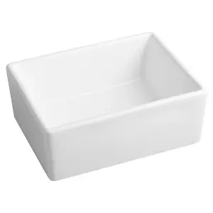 LSC Compact White 530x410x200 Ceramic Belfast Butler Kitchen Sink & Waste