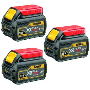 Dewalt DCB546 18v / 54v XR Flexvolt 6.0ah Battery DCB546-XJ - Triple Pack