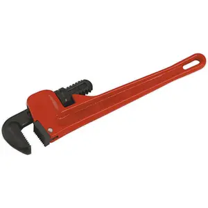 350mm Cast Steel Pipe Wrench with Durable Carbon Steel Jaws for Professional Use