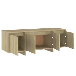 vidaXL TV Cabinet Sonoma Oak 120x30x40.5 cm Engineered Wood