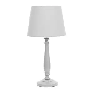 Annum Wood Table Lamp Grey / Grey / No