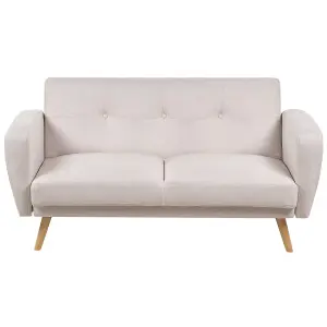 2 Seater Sofa FLORLI Light Beige