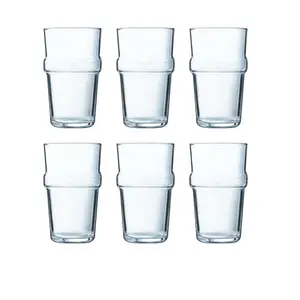 URBNLIVING 12cm Height Set of 6 Tumbler Drinking Glass 320ml