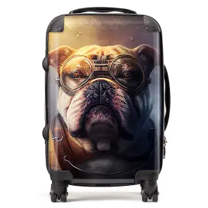 Bulldog Splashart Golden Suitcase - Cabin