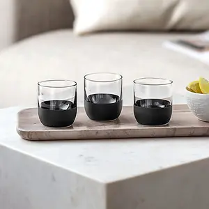 Villeroy & Boch Manufacture Rock Noire Set of 4 Shot Glasses