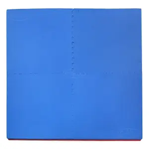 Martial Arts Karate Judo Kick Boxing Gym MMA 40mm in Red/Blue Floor Mat