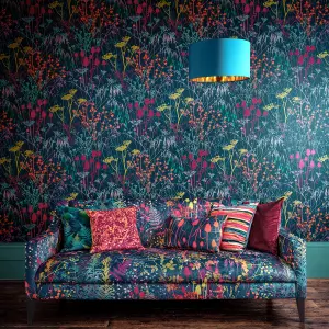 Clarissa Hulse Summer Border Rainbow Smooth Wallpaper