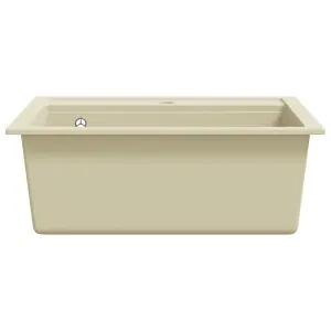 Berkfield Granite Kitchen Sink Single Basin Beige