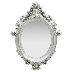 Ginn Oval Wall Mirror Silver