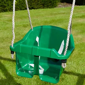 Rebo Baby Toddler Swing Seat with Adjustable Ropes - Green