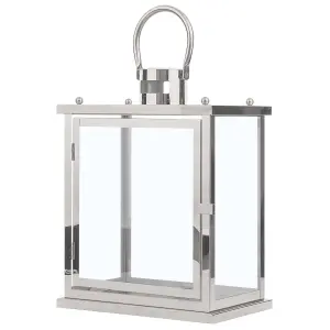 Beliani Modern Lantern TENERIFE Metal Silver