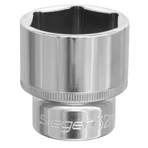 Sealey WallDrive 32mm 1/2" Square Drive Socket Tool Chrome Vanadium Steel S0665